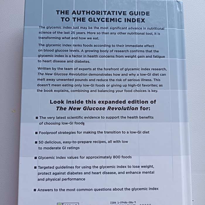 The New Glucose Revolution | Glycemic Index Guide | Book by Brand-Miller & Wolever