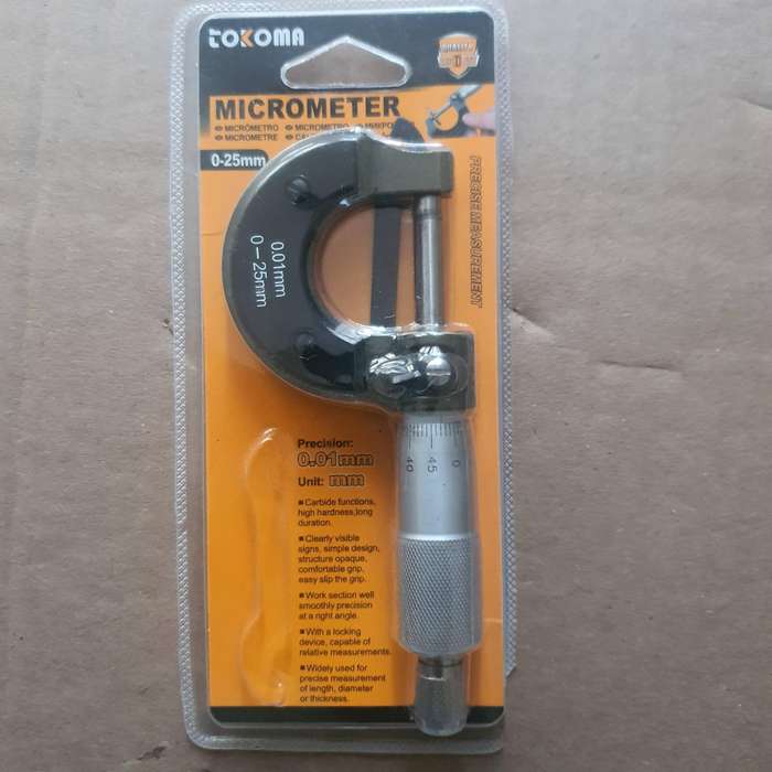 Micrometer 0-25mm Manual