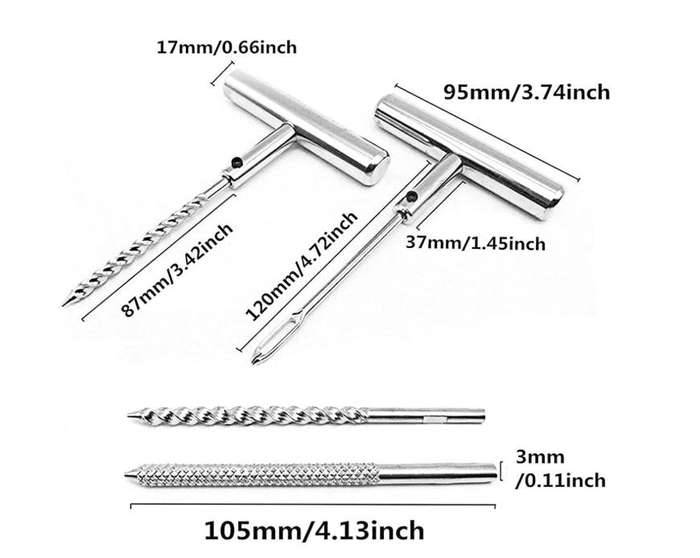 11Pcs Tire Repair Kit,