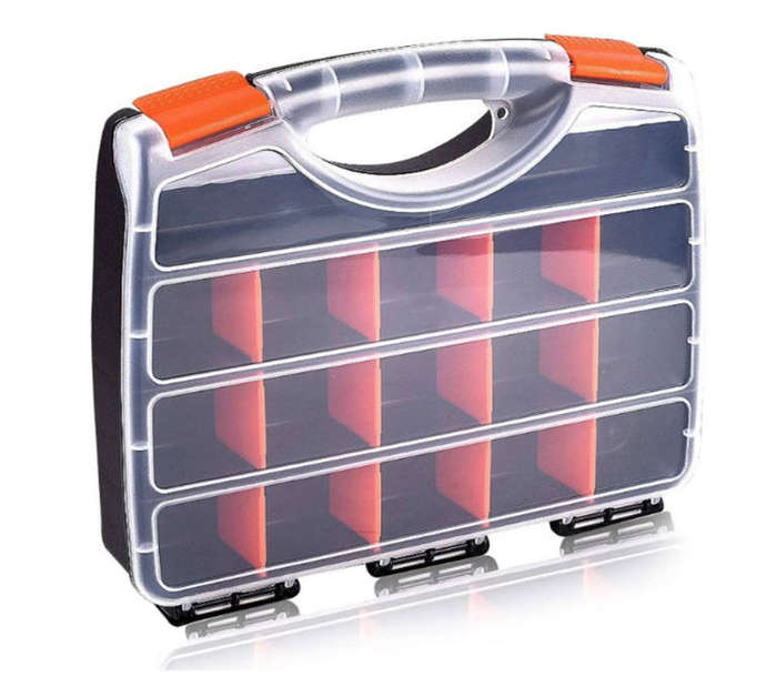 Plastic Tools Box 15 Compartments Organizer - Tokoma