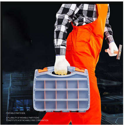 Plastic Tools Box 15 Compartments Organizer - Tokoma
