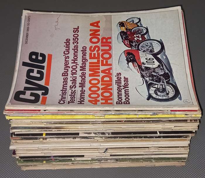 38 x Various Vintage Motorcycle Magazines