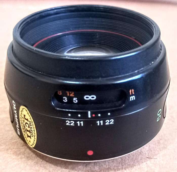Olympus Lens 50mm 1:2 PF in Working Condition