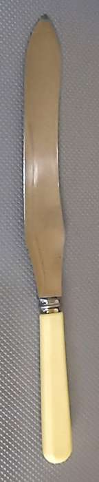 Vintage Harris Miller & Co Carving Knife with Faux Bone Handle. 32cm Length