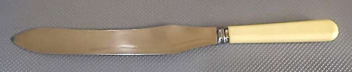 Vintage Harris Miller & Co Carving Knife with Faux Bone Handle. 32cm Length