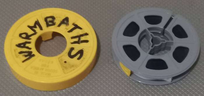 Vintage 8mm Film Reel. Warmbaths