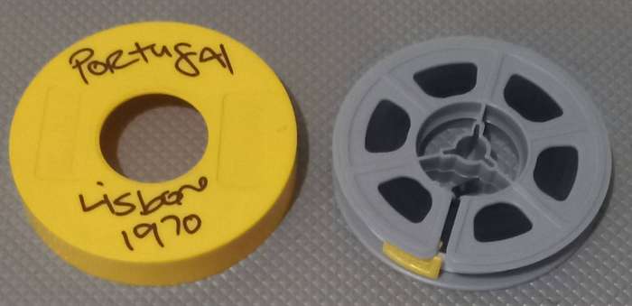 Vintage 8mm Film Reel.  Portugal Lisbon 1970