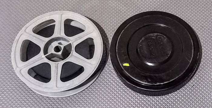 Vintage 16mm Film Reel. Wedding