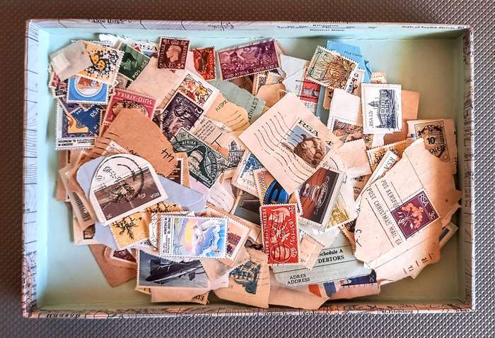 Collection of  Used South African Stamps as per Pictures