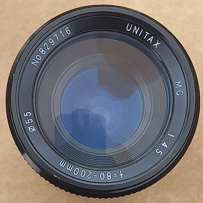 Unitax MC 4.5, 80-200mm MD Zoom Lens in Working Condition