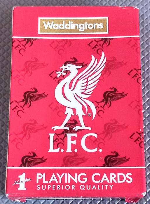 2014 Liverpool FC  Waddingtons No1 Playing Cards