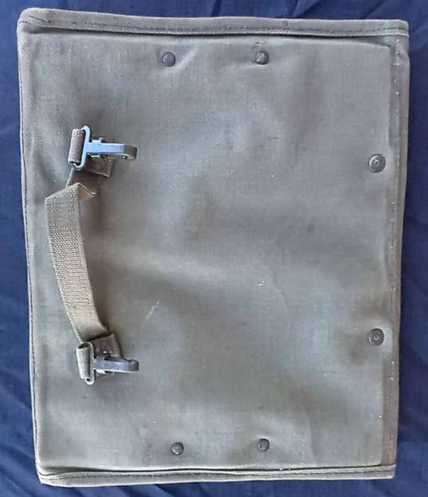 Rare SADF Officers Canvas Map & Documents Dispatch case