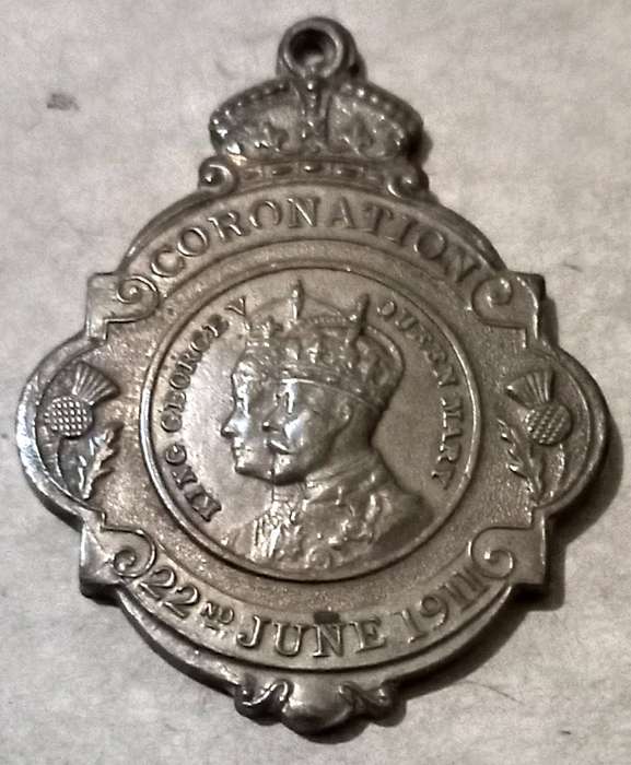 1911 City of Glasgow - George V Coronation Medallion