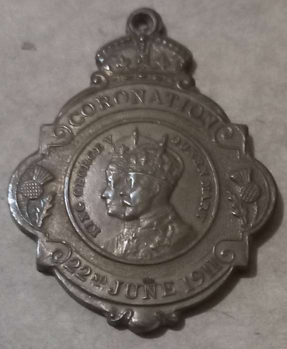 1911 City of Glasgow - George V Coronation Medallion