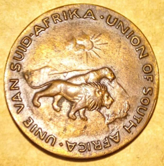 UNION of SOUTH AFRICA - "GEORGE VI CORONATION 12/5/1937" - CORONATION MEDALLION