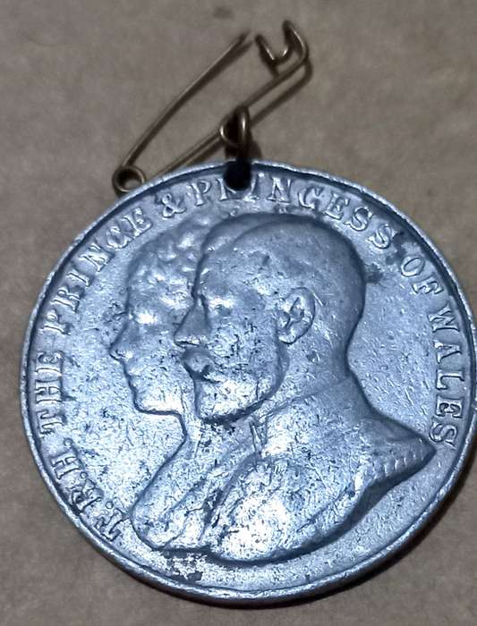 1910 Union of South Africa - Prince & Princess of Wales Medallion