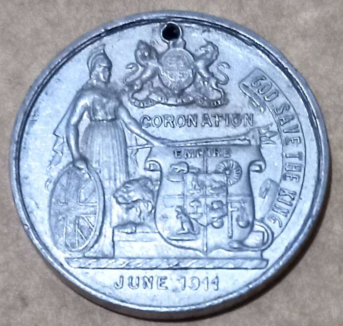 George V & Mary - 1911 Coronation Medallion - British Empire