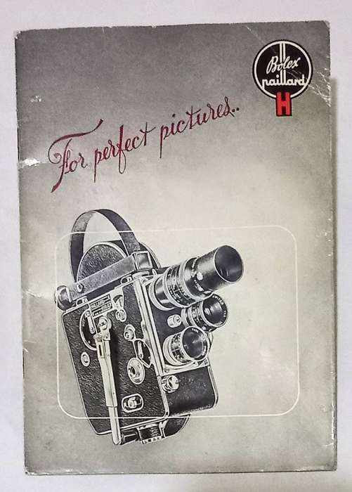 Vintage Instruction Booklet for Paillard-Bolex Model H Cameras