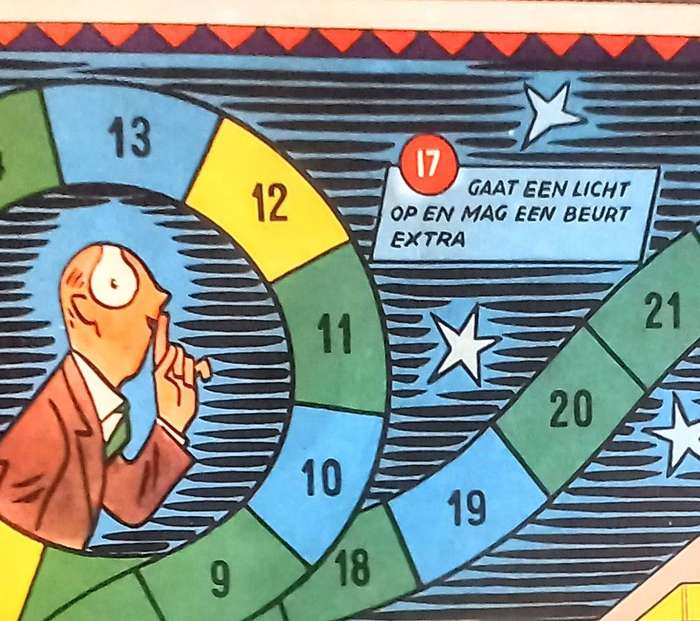 Vintage Philips light spreading game / Lichtspreidingsspel. BOARD ONLY