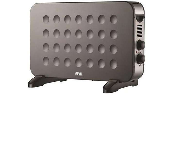 Alva - Electric Convection Heater Metallic Grey