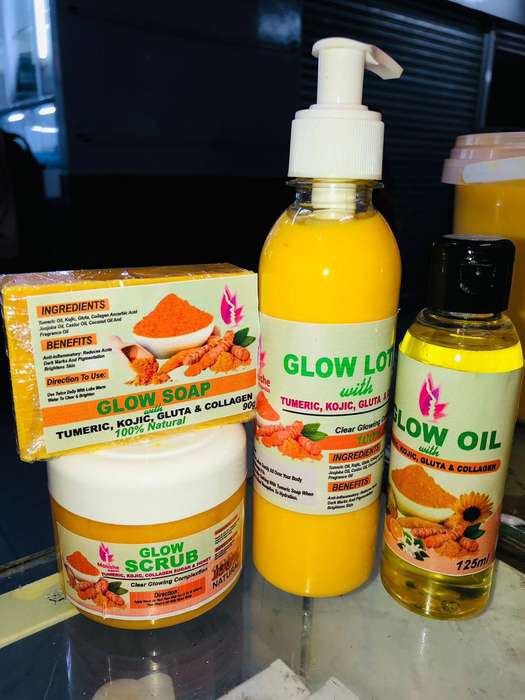Turmeric Glow Combo (Soap, scrub, Lotion & Oil)