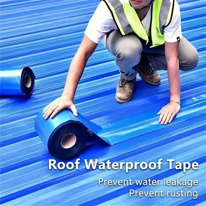 Waterproof self-adhesive industrial tape for roof waterproofing and heat insulation