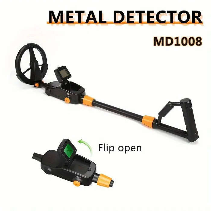 Lightweight metal detector beginner-friendly