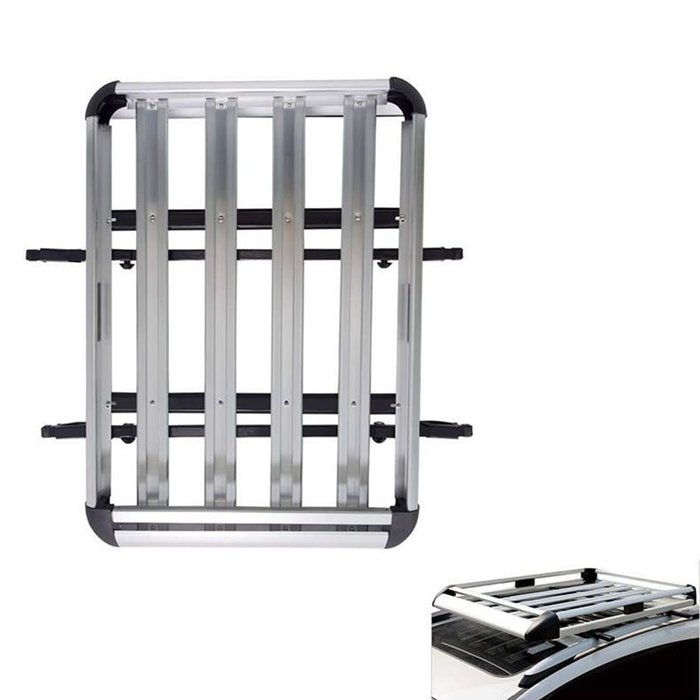 JG-160 double aluminum alloy square tube roof rack