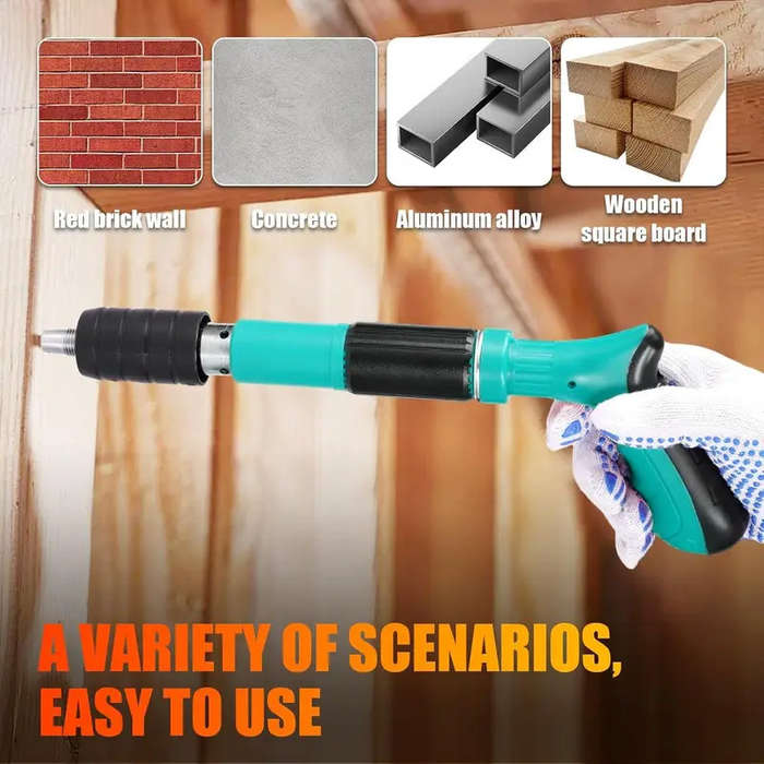 Manual Mini Nail Gun Set Cordless Pneumatic Concrete Nail Gun
