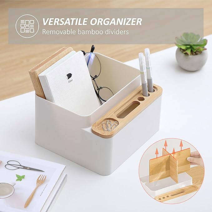 Beautiful desktop storage box modern pen holder