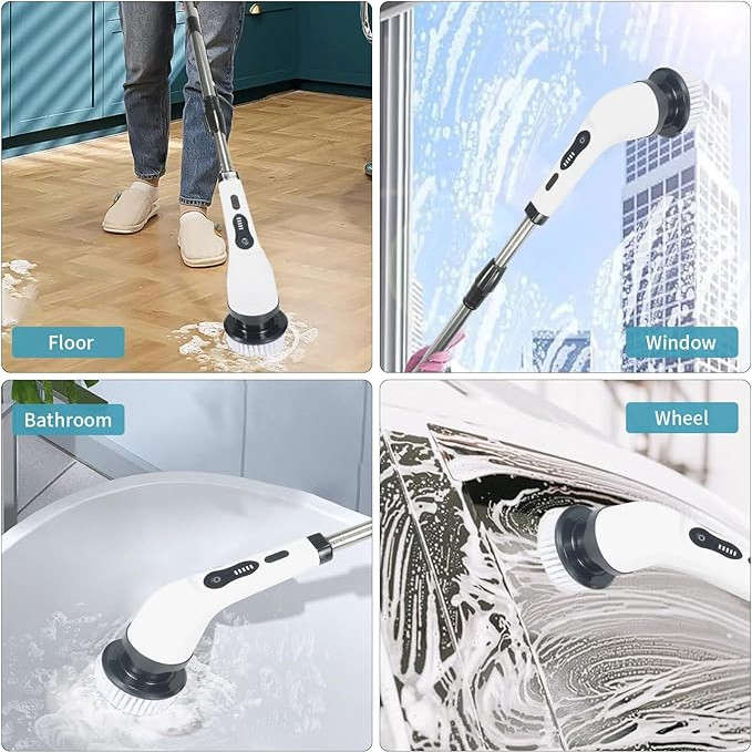Versatile Electric Cleaning Scrubber Multi-surface cleaner for floors, tiles, windows and cars