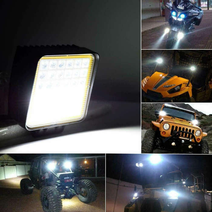 2pcs 126W LED car headlight high brightness spotlight