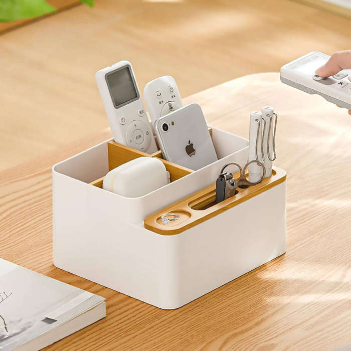 Beautiful desktop storage box modern pen holder