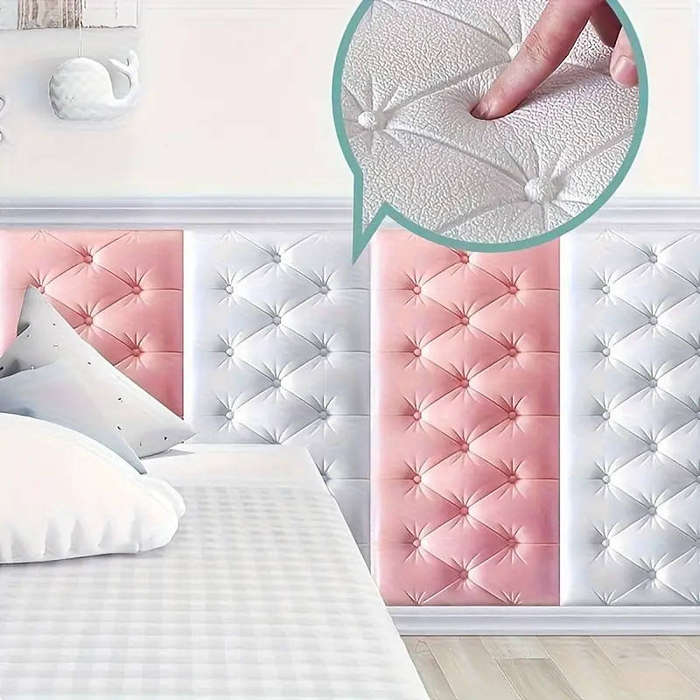 5-piece set of three-dimensional wall decoration tatami bedside soft pad