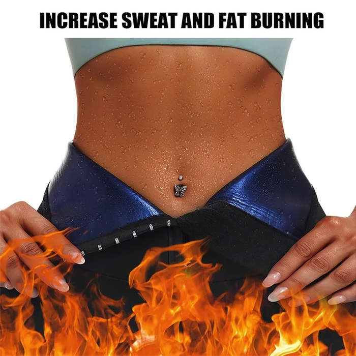 High waist tummy control tights fat burning body shaper quick dry yoga pants running fitness tights