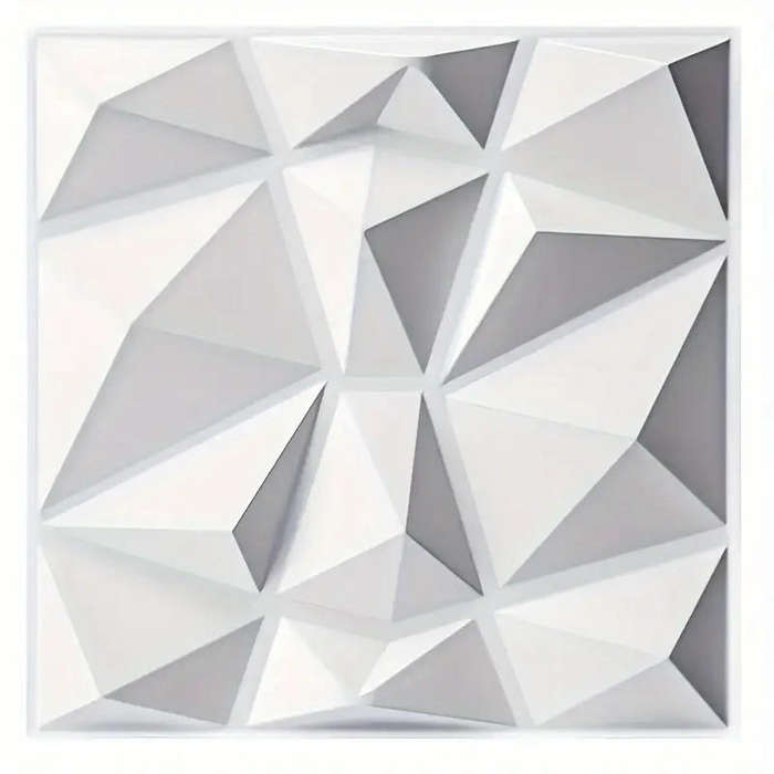 10pcs 3D PVC waterproof and easy to clean wall panels with diamond texture design