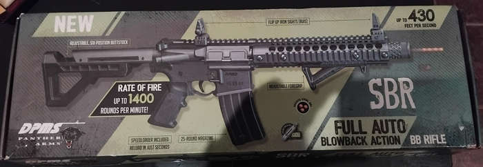Crosman DPMS SBR FULL AUTO Steel BB Rifle