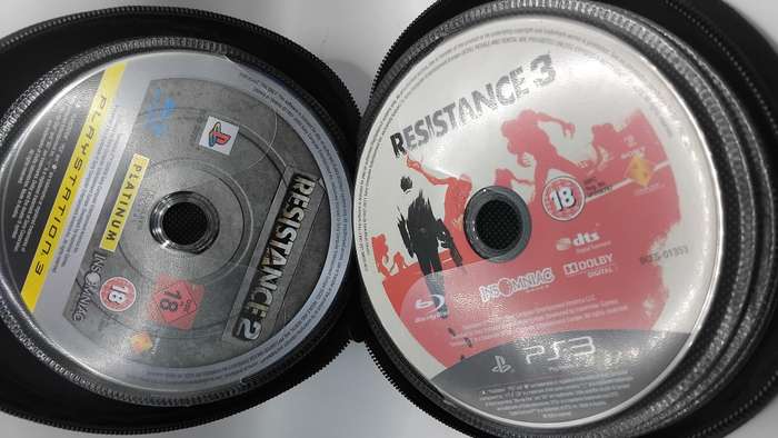 PS3 Game Collection (10 Games, Discs Only) C/W Sony Disc Binder