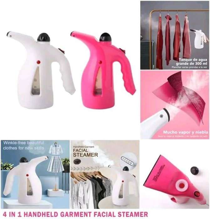 4-in-1 Handheld Garment and Facial Steamer.