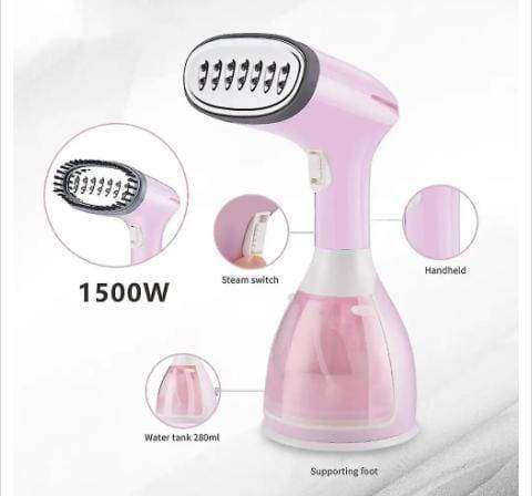 Handheld Garment Steamer  1500W | 280ml Water Tank | Portable & Powerful