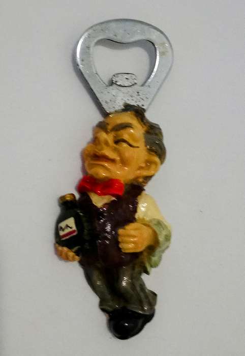 Vintage Collectable Barman Figurant Bottle Opener. Hand Made