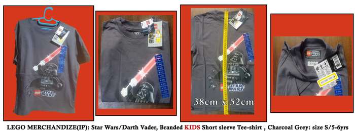 LEGO Star Wars T-shirt branded merchandise clothing (5-6yrs)