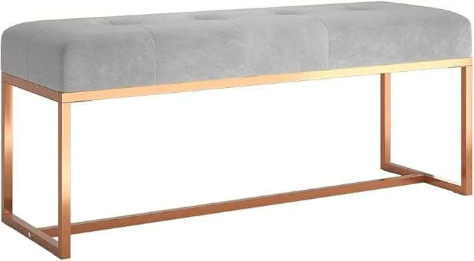 BN Velvet Bench  Luxury Velvet Seat