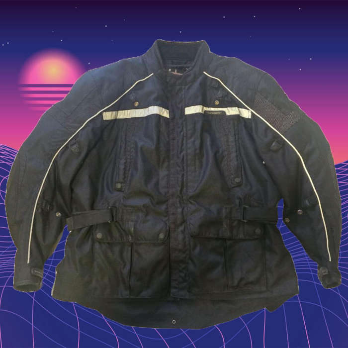Tourmaster Transition 3.0 Textile Motorcycle Jacket, Men's 3XL - Black/Gunmetal GreyReflective