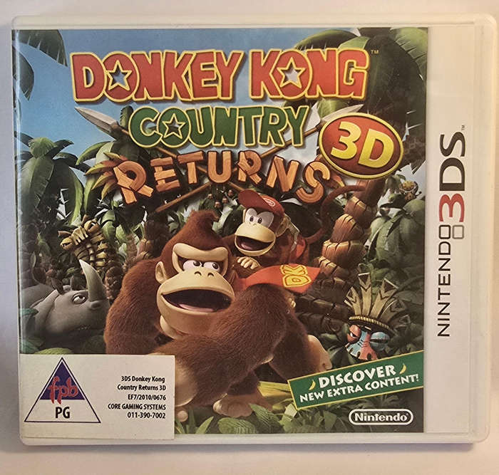 Donkey Kong Country Returns - Nintendo 3DS (Original Cartridge with Case)