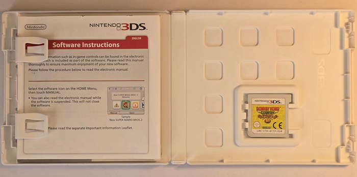 Donkey Kong Country Returns - Nintendo 3DS (Original Cartridge with Case)
