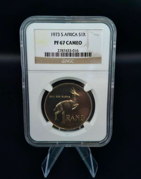 1973 South Africa S1R (PF 67 Cameo) - TOP POP