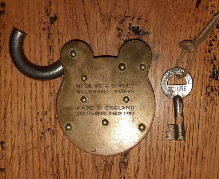 Squire 550 Solid Brass Lock (NOT WORKING)