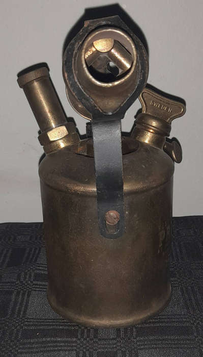 Vintage Primus 632 Blowtorch, Brass with Metal Handle