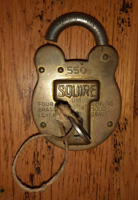 Squire 550 Solid Brass Lock (NOT WORKING)